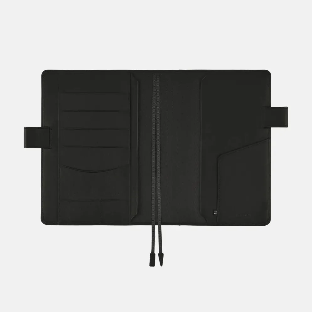 Hobonichi A5 Cousin Cover: Leather - TS Basic - Black