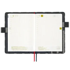 Hobonichi 2025 A5 Cousin Cover [Lined Fabric: Twill Navy x Gray]