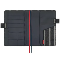 Hobonichi 2025 A5 Cousin Cover [Lined Fabric: Twill Navy x Gray]
