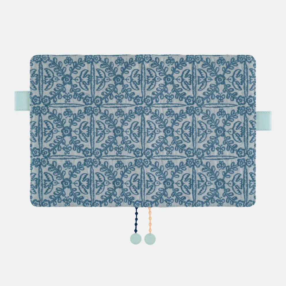 Hobonichi 2027 A5 Cousin Cover: minä perhonen - felice (Blue)