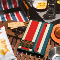 Hobonichi 2027 A5 Cousin Cover: Natal Design - Hello New Day! (Retro Stripe)
