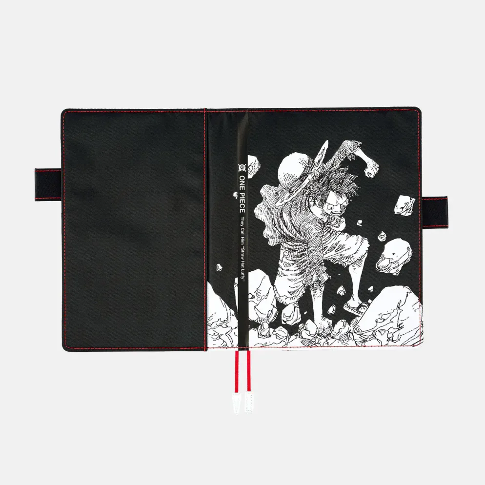 Hobonichi 2026 A5 Cousin Cover: One Piece Magazine - Straw Hat Luffy (Black)