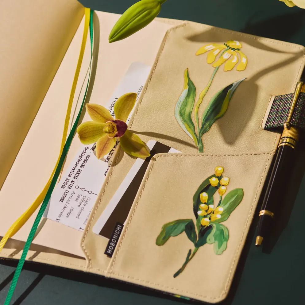 Hobonichi 2026 A5 Cousin Cover: Tolight - Garden of Botany