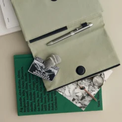 Hobonichi A5 Cousin Cover: Tragen - Oakmoss