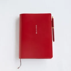 Hobonichi A5 Large 5-Year Techo Leather Cover (Red)