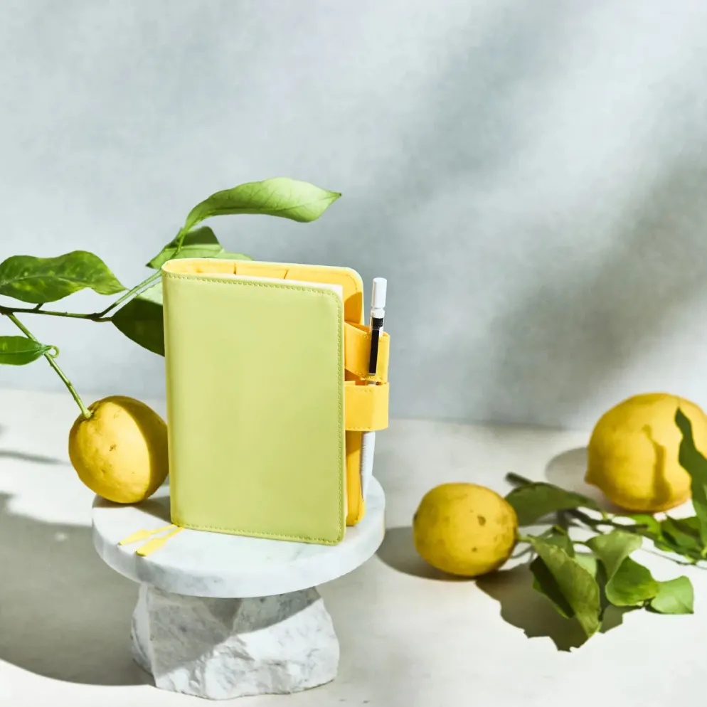 Hobonichi 2027 A6 Planner Cover: Colors - Fresh Citron