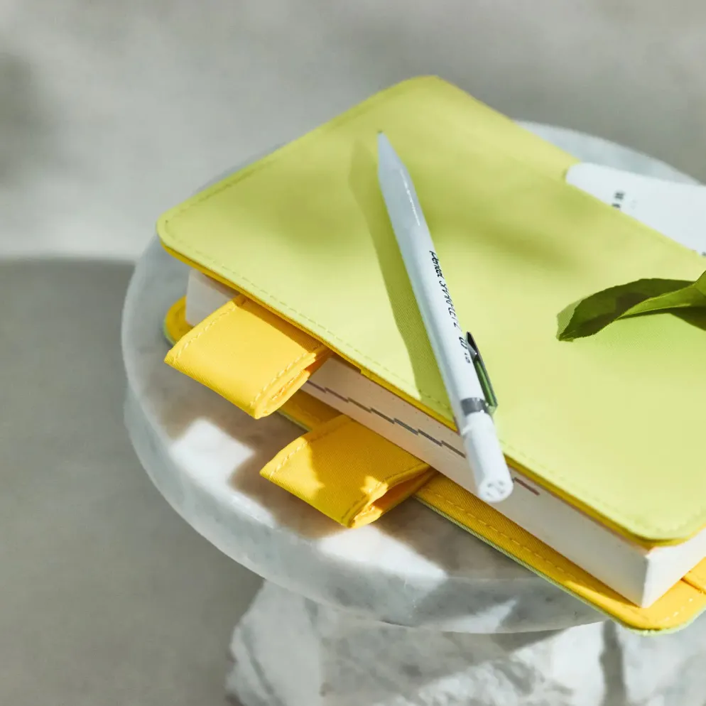Hobonichi 2027 A6 Planner Cover: Colors - Fresh Citron