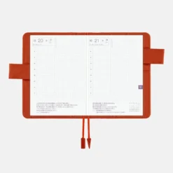 Hobonichi 2027 A6 Planner Cover: Colors - Bordeaux Teracotta