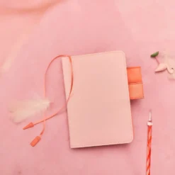 Hobonichi 2026 A6 Planner Cover: Colors - Airy Flamingo