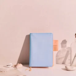 Hobonichi 2026 A6 Planner Cover: Colors - Powder Blue Shell