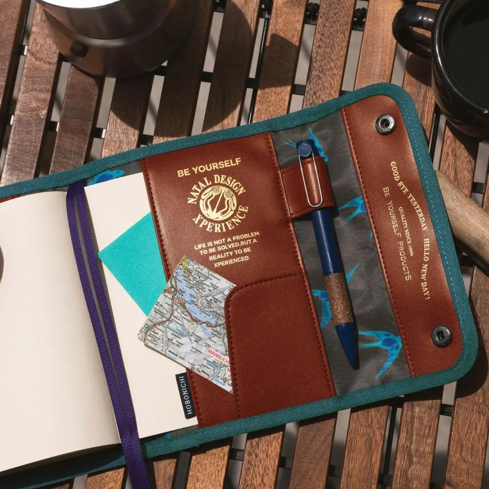 Hobonichi 2027 A6 Planner Cover: Hello New Day! (Camo)