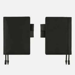 Hobonichi A6 Planner Cover: Leather - TS Basic - Black