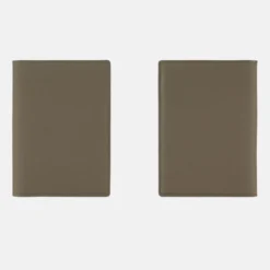 Hobonichi 2026 A6 Planner Cover: Leather - Taut (Gray & Light Blue)
