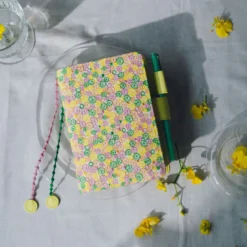 Hobonichi 2026 A6 Planner Cover: minä perhonen - skyful (Yellow)