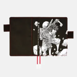 Hobonichi 2026 A6 Planner Cover: One Piece Magazine - Straw Hat Luffy (Black)