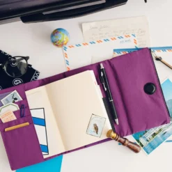 Hobonichi 2026 A6 Planner Cover: Tragen - Purple