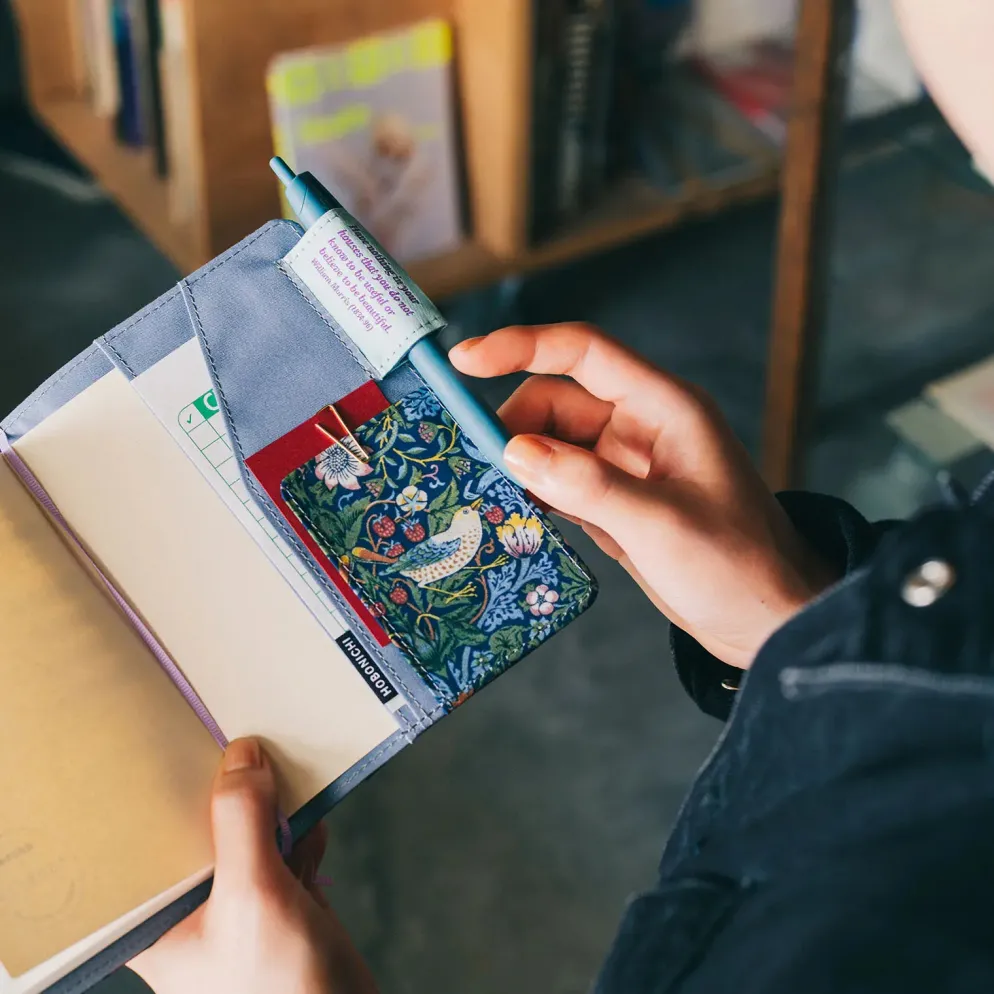 Hobonichi 2027 A6 Planner Cover: V&A Series - Strawberry Thief