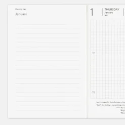 Hobonichi 2026 A6 Planner – English Planner Book [A6 Size | Daily | Jan Start | Monday Start]