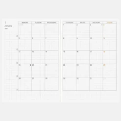 Hobonichi 2026 A6 Planner – English Planner Book [A6 Size | Daily | Jan Start | Monday Start]