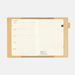 Hobonichi A6 5-Year Techo Leather Cover (Natural)