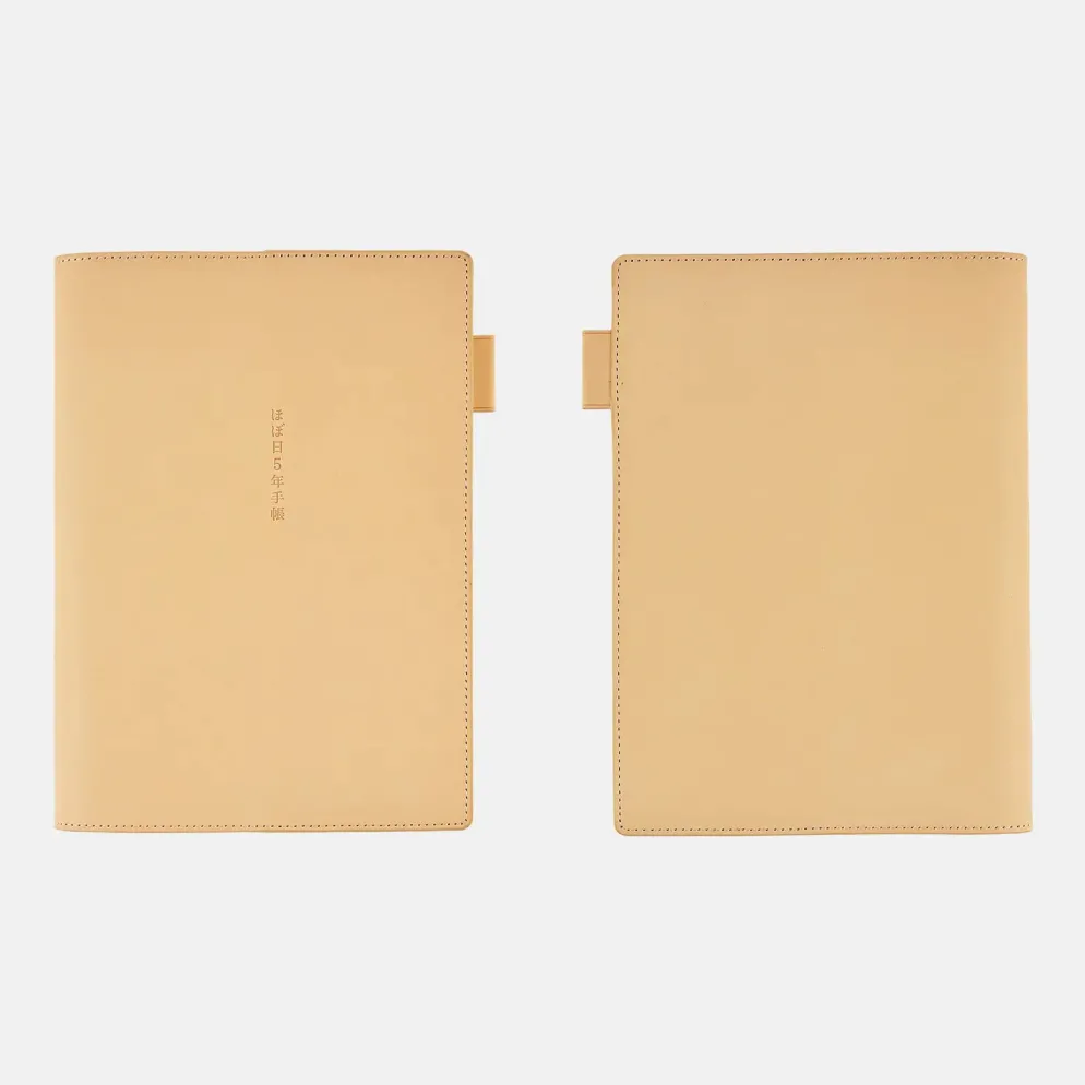 Hobonichi A6 5-Year Techo Leather Cover (Natural)