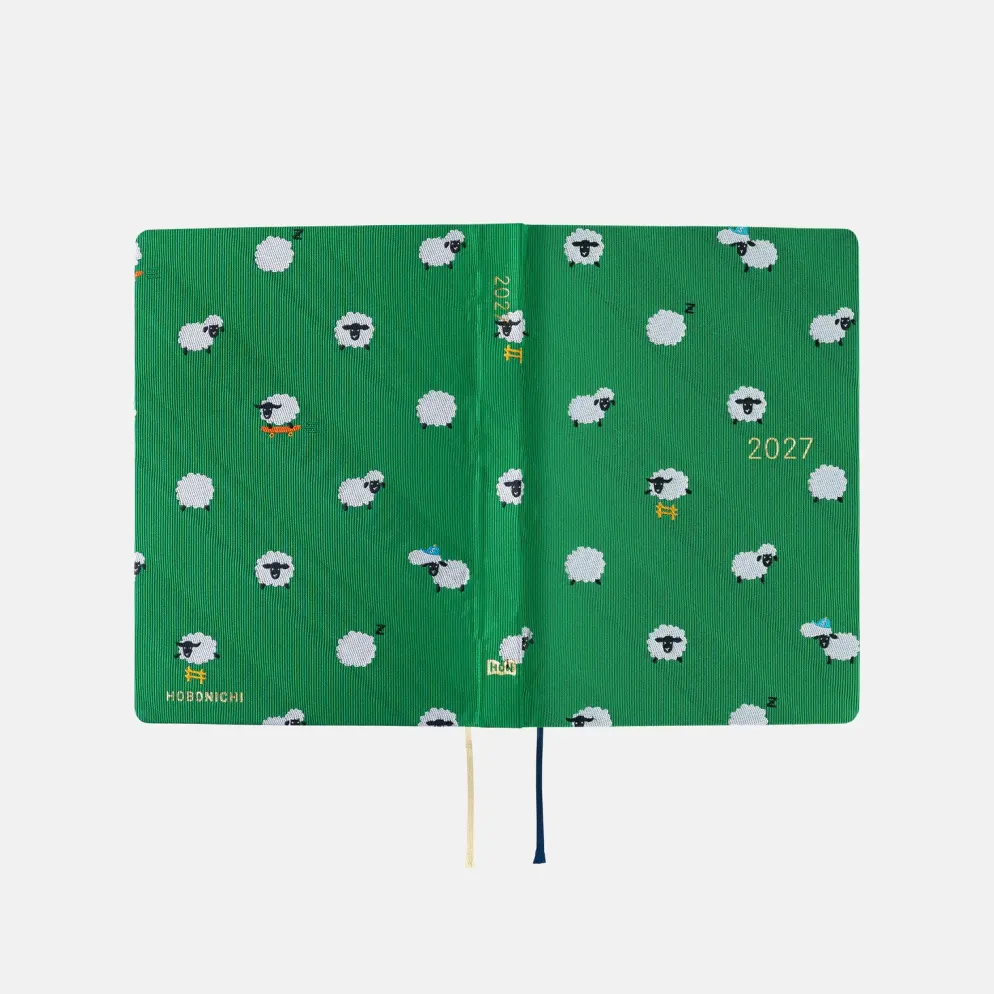 Hobonichi 2027 HON A6: Bow & Tie - Sheep Sheep Sheep