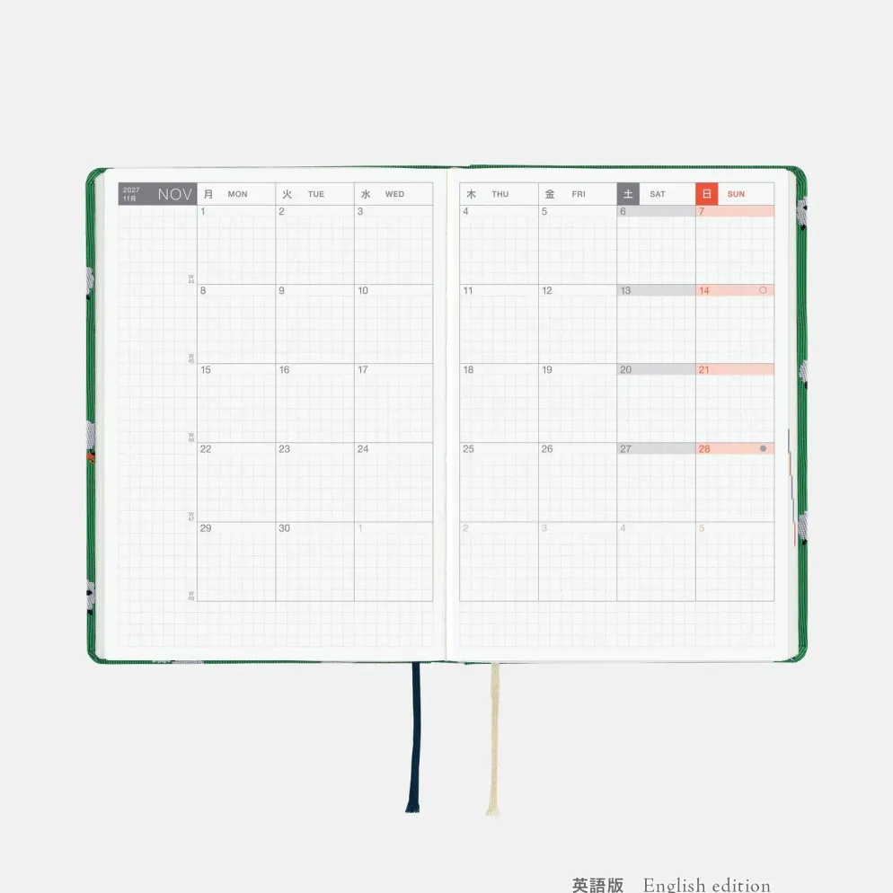 Hobonichi 2027 HON A6: Bow & Tie - Sheep Sheep Sheep