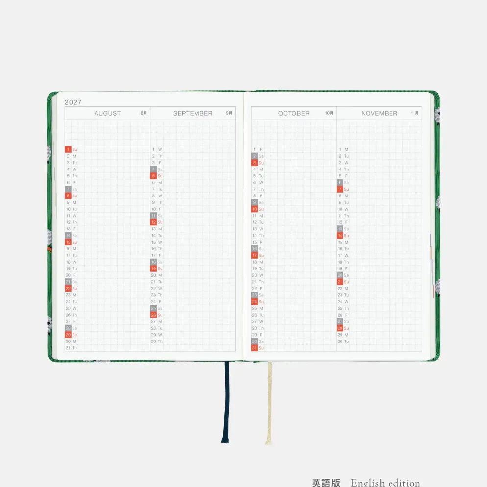 Hobonichi 2027 HON A6: Bow & Tie - Sheep Sheep Sheep