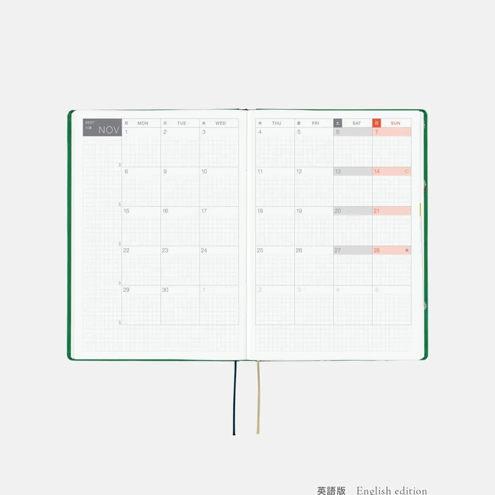 Hobonichi 2027 HON A5: Bow & Tie - Sheep Sheep Sheep