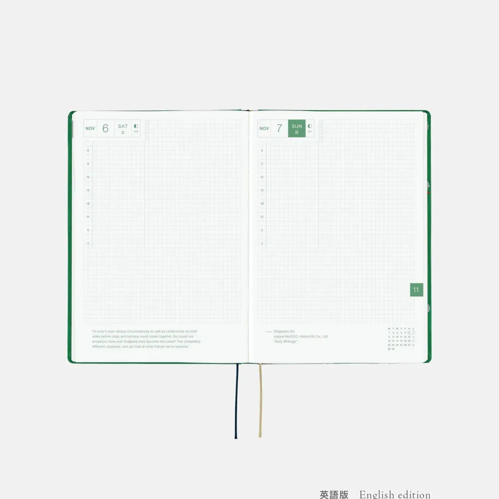 Hobonichi 2027 HON A5: Bow & Tie - Sheep Sheep Sheep