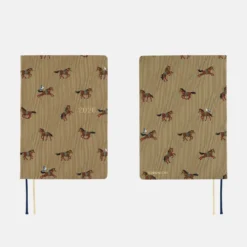 Hobonichi HON A6 2026 Planner: Bow & Tie - Galloping Horses
