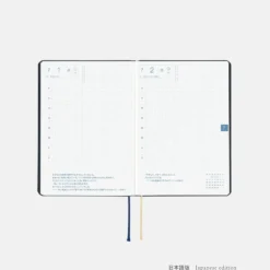 Hobonichi HON A6 2026 Planner: Slash (Navy)