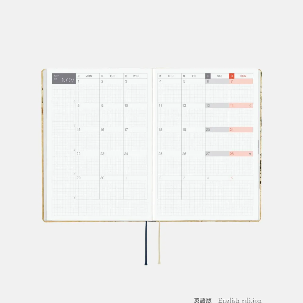 Hobonichi 2027 HON A5: V&A Series - Vine