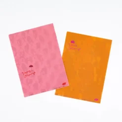 Hobonichi 100%ORANGE Folder Set of 2 for A5 Size (Squirrel Squadron)