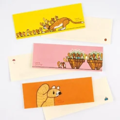 Hobonichi 100%ORANGE - Letter Set - Squirrel’s Moving Day