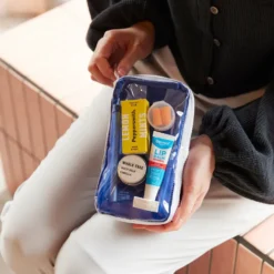 Hobonichi Small Drawer Pouch (Clear Blue)