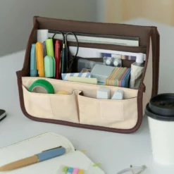 Hobonichi Stappo Bag (Canvas: Ivory Brown)