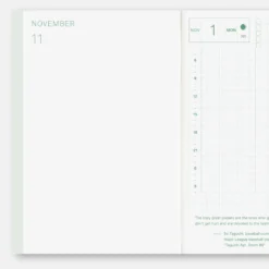 Hobonichi Techo 2027 English Original Book [A6 size/Daily/Jan start/Mon start]