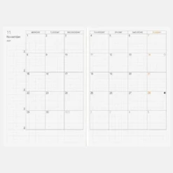 Hobonichi Techo 2027 English Planner Book [A6 size/Daily/Jan start/Mon start]