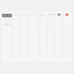 Hobonichi Techo 2027 Japanese Cousin Avec Books [A5 size/Daily 6-month x 2 book set/Jan start/Mon start]