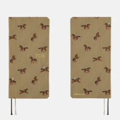 Hobonichi 2026 Weeks: Bow & Tie - Galloping Horses