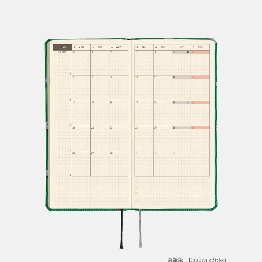 Hobonichi 2027 Weeks: Bow & Tie - Sheep Sheep Sheep