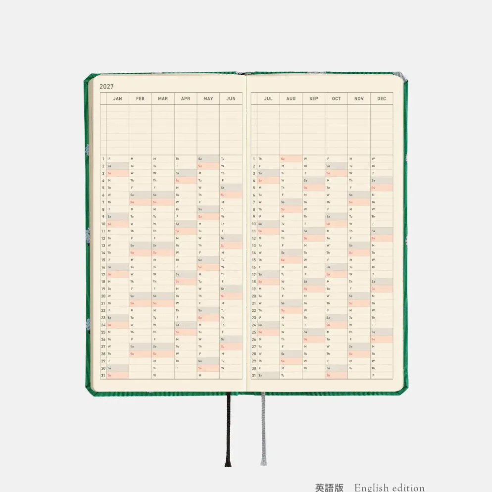 Hobonichi 2027 Weeks: Bow & Tie - Sheep Sheep Sheep