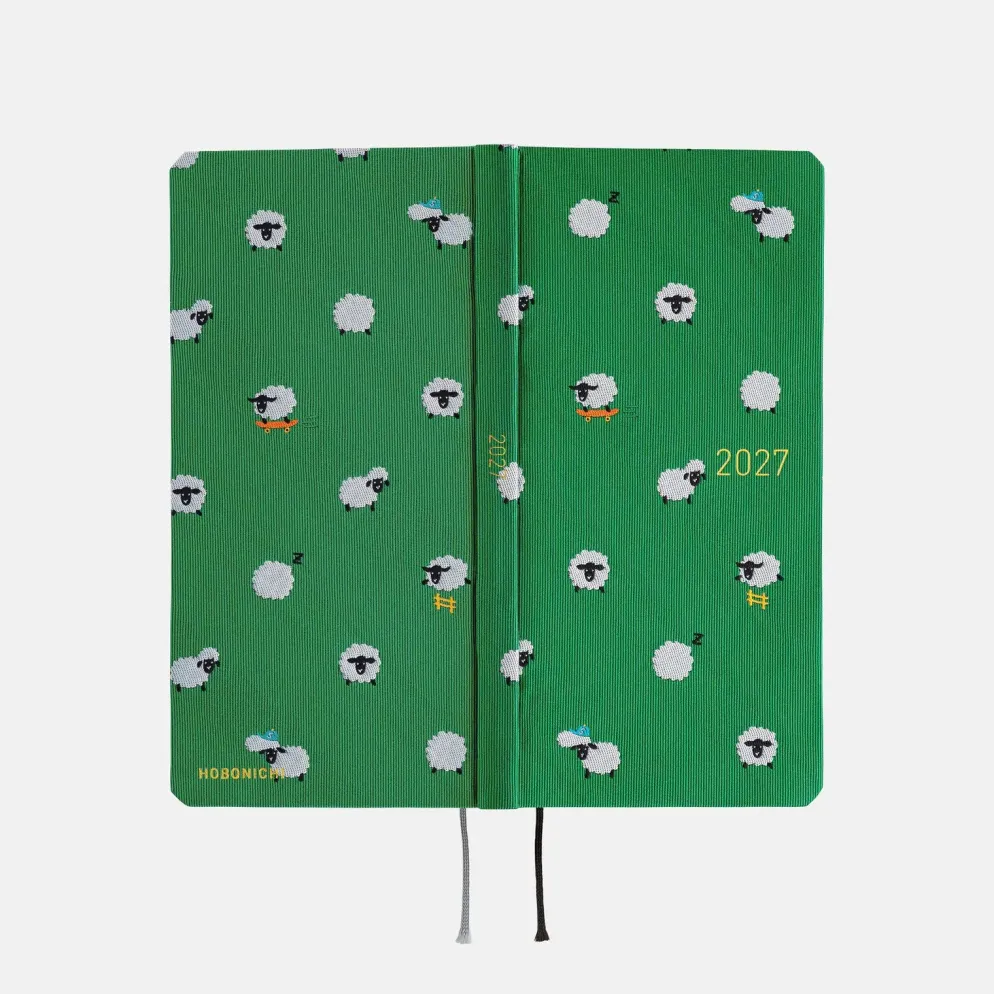 Hobonichi 2027 Weeks: Bow & Tie - Sheep Sheep Sheep
