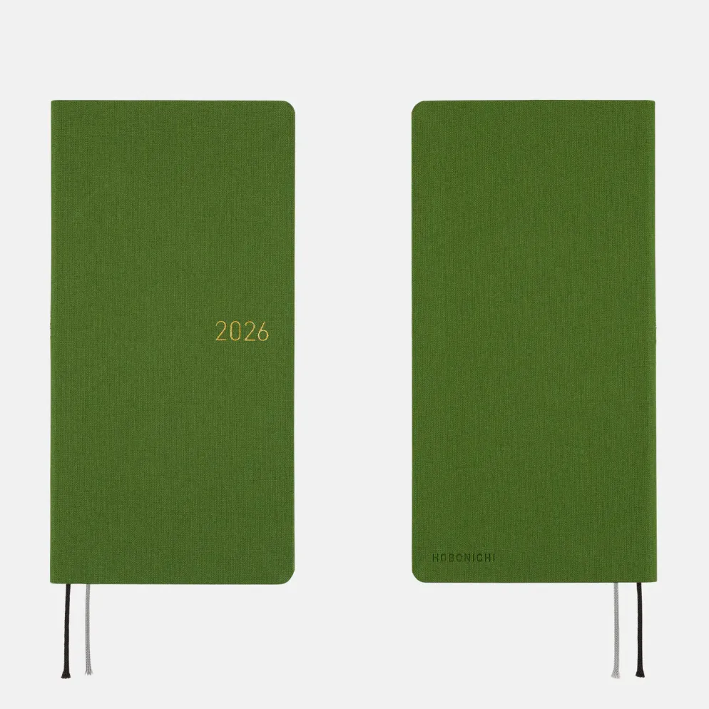 Hobonichi 2026 Weeks: Colors - Antique Green