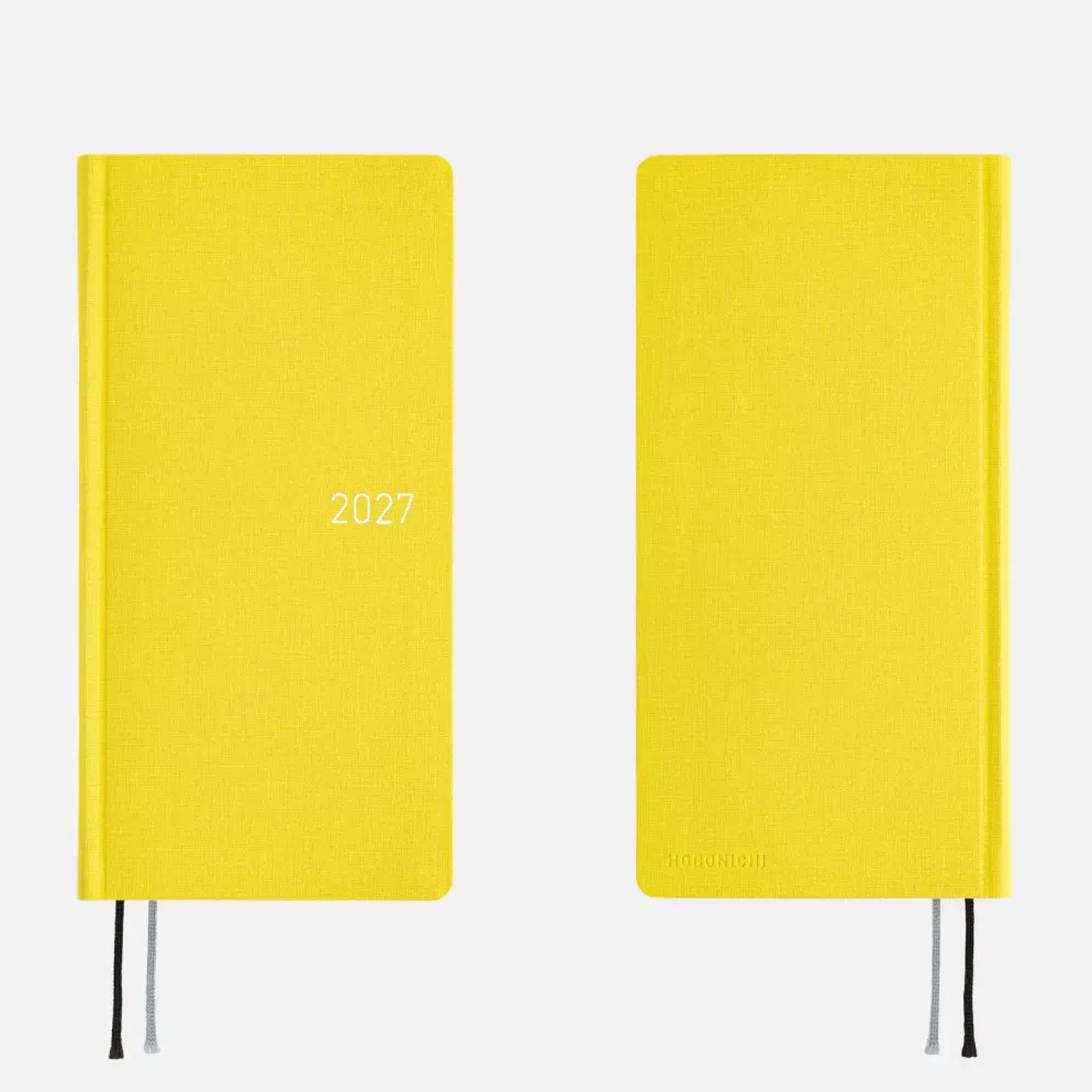 Hobonichi 2027 Weeks: Colors - Canaria Yellow
