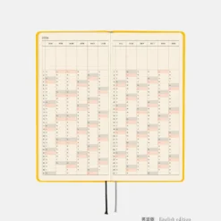 Hobonichi 2026 Weeks: Colors - Full Moon Yellow