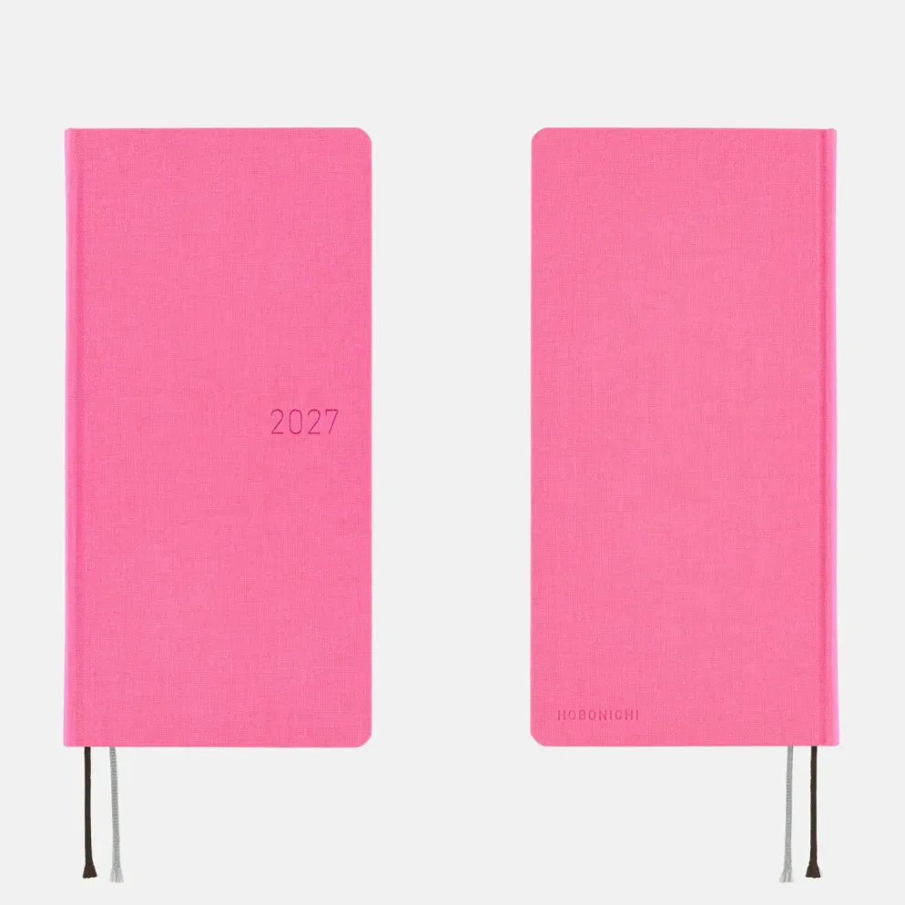 Hobonichi 2027 Weeks: Colors - Pink Sapphire