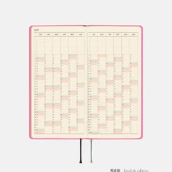 Hobonichi 2027 Weeks: Colors - Pink Sapphire