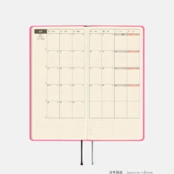 Hobonichi 2027 Weeks: Colors - Pink Sapphire